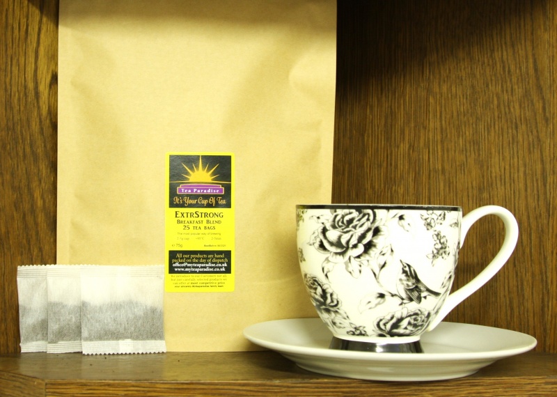 Extra Strong Breakfast Blend TEA BAGS myteaparadise.co.uk